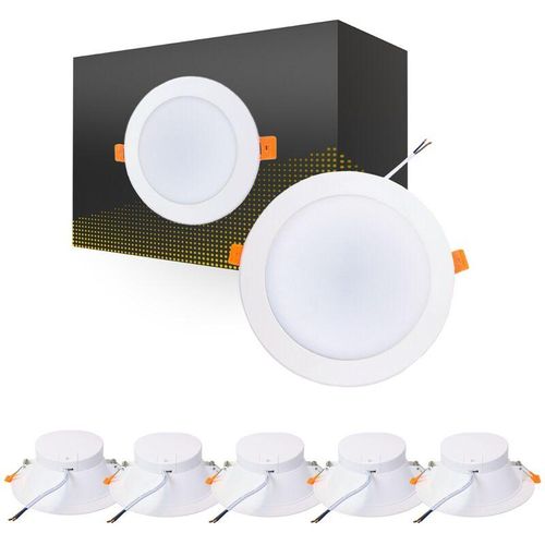 8719157043748 - Mehrfachpackung 6x LED Deckenstrahler 18W 1620lm 120D - 840 Ersatz für 2x18W - 4000K - Kaltweiß