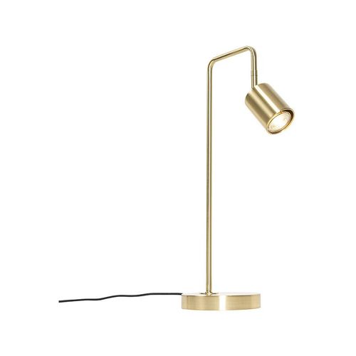 8718881141836 - Qazqa - Moderne Tischlampe Messing verstellbar - Java - Gold Messing