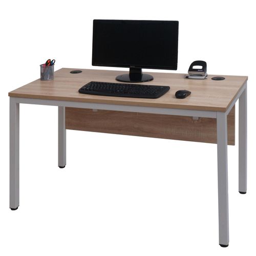 4057651581231 - Schreibtisch MCW-E94 Bürotisch Computertisch 120x60cm ~ natur-weiß
