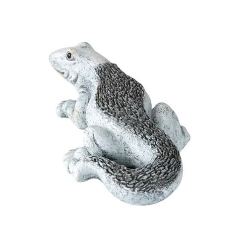 4057984011191 - KYNAST Gartenfigur Eidechse 47 cm Steinoptik Reptilien Echse Garten Deko