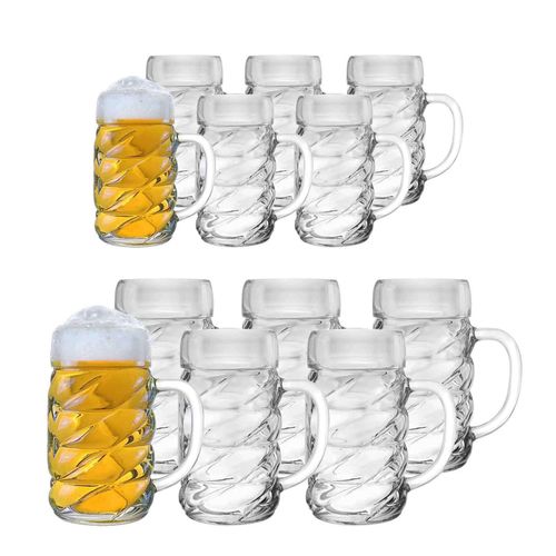 4260578498968 - Bierkrüge Diamond 05 l & 1 l 12er Set 4260578498968 - Bierkrüge Diamond 05 l & 1 l 12er Set