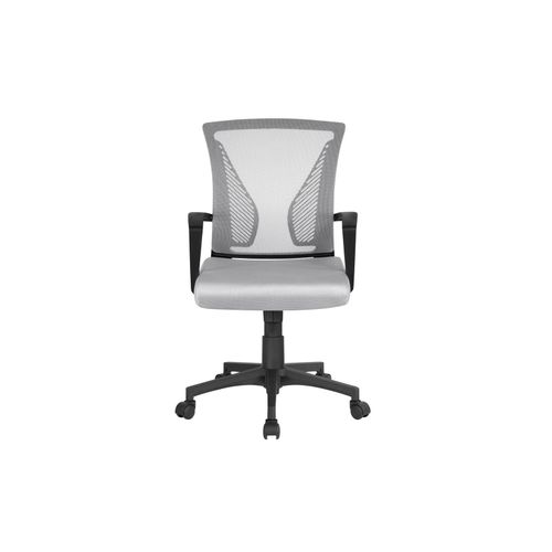 4059852824643 - Bürostuhl Schreibtischstuhl Drehstuhl Chefsessel office Stuhl höhenverstellbar Ergonomisches Design Grau