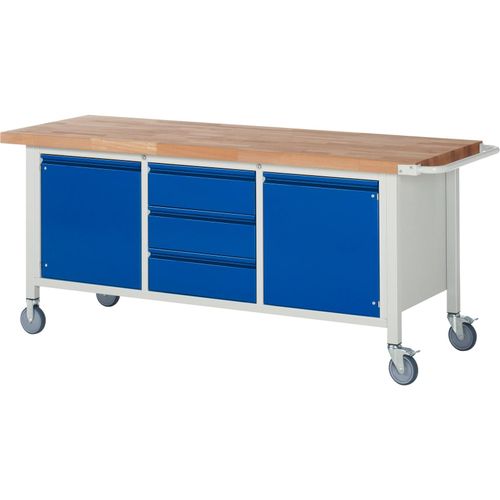 4040376105561 - Rau Werkbank Serie Basic-8-MS Modell 8569 200 x 88 x 70 cm 4040376105561 - Rau Werkbank Serie Basic-8-MS Modell 8569 200 x 88 x 70 cm