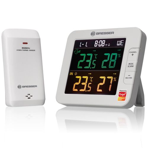 4007922069944 - BRESSER Smart Home 7-Kanal Tuya Thermo-Hygrometer