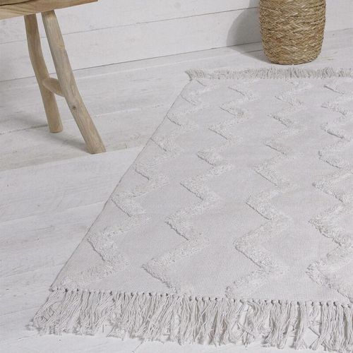 3574641100117 - - Deko-Teppich slow life 60 x 120 cm Baumwolle