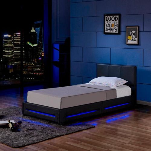 4058166164445 - Led Bett - asteroid - Verschiedene Farben und Größen i Weiß 90 x 200 cm mit Matratze i Weiß 90 x 200 cm mit Matratze i Schwarz 90 x 200 cm mit 4058166164445 - Led Bett - asteroid - Verschiedene Farben und Größen i Weiß 90 x 200 cm mit Matratze i Weiß 90 x 200 cm mit Matratze i Schwarz 90 x 200 cm mit