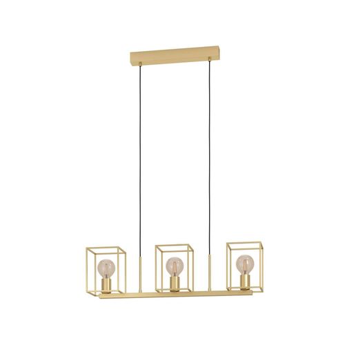 9008606243754 - 900399 Hängeleuchte cumiole E27 3X40W gold L78cm B15cm H110cm dimmbar - Eglo