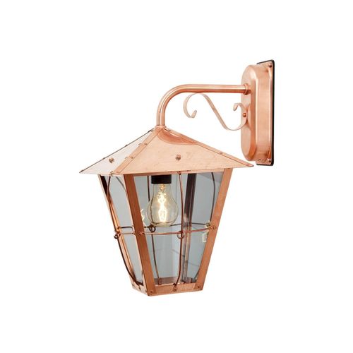 7318304329004 - Konstsmide Lighting - Konstsmide Fenix Outdoor Classic Lantern Down Wandleuchte Kupfer IP23