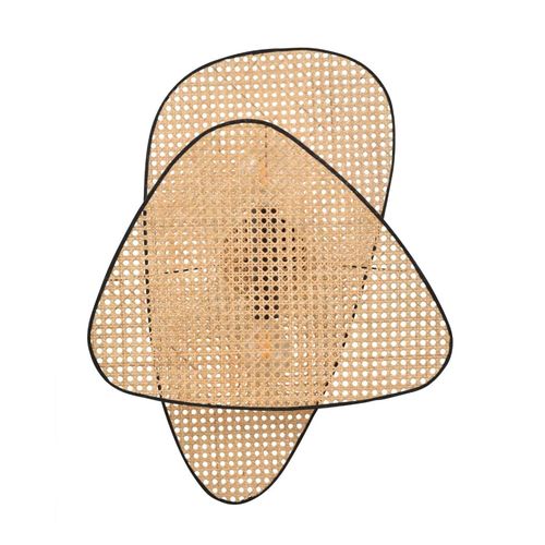 3188000757319 - MARKET SET Wandleuchte Screen 77 cm hoch natur Rattan