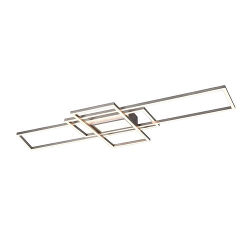 4017807449525 - Leuchten - 620010407 Nickel matt led Deckenleuchte irvine Deckenlampe ca 105 x 42 cm