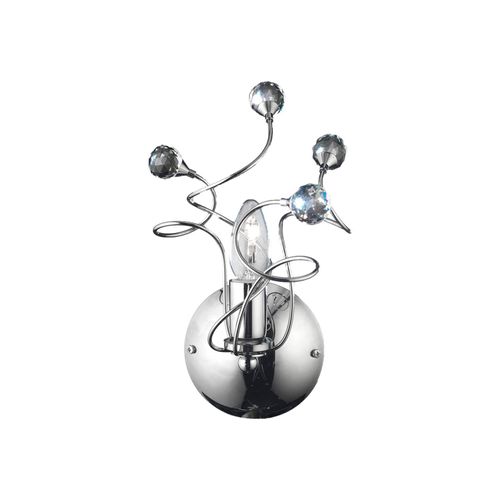 8030626525641 - Wandlampe Trilly in Chrom mit Kristallen 1-flammig