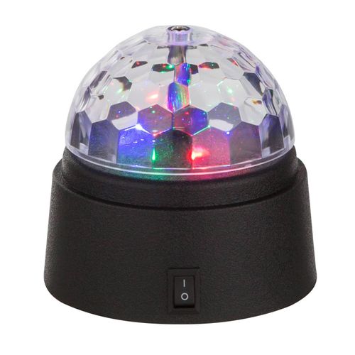 9007371352456 - Disco Tischleuchte Kunststoff Schwarz 6X Led