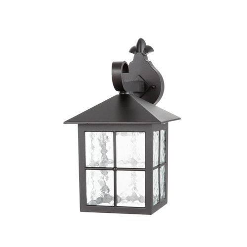 5024005282006 - Lighting BL18-BLACK Aussenwandleuchte Winchester E27 100W IP43 Aluminium-Druckguß schwarz Glas H335cm B185cm dimmbar - Elstead