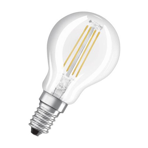 4058075447936 - Filament led Lampe mit E14 Sockel Tropfenform Warmweiss (2700K) 550W Ersatz für 60W-Glühbirne klar led Retrofit classic p - Transparent - Osram