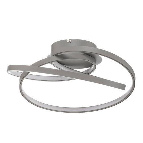 4004353329623 - BRILLIANT Lampe Labyrinth LED Deckenleuchte 40cm grau 1x 42W LED integriert (SMD) (4775lm 3000K) Energiesparend und langlebig durch LED-Einsatz