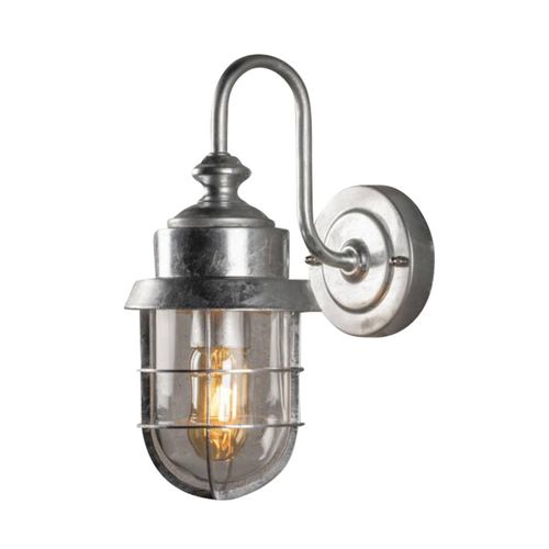 7318307351323 - Konstsmide Cerignola Cerignola Outdoor Classic Lantern Wandleuchte Verzinktes Klarglas E27 IP44