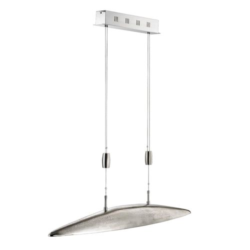 4003694132190 - Fischer&honsel - led Pendelleuchte colmar Silber Antik höhenverstellbar & dimmbar 105cm lang