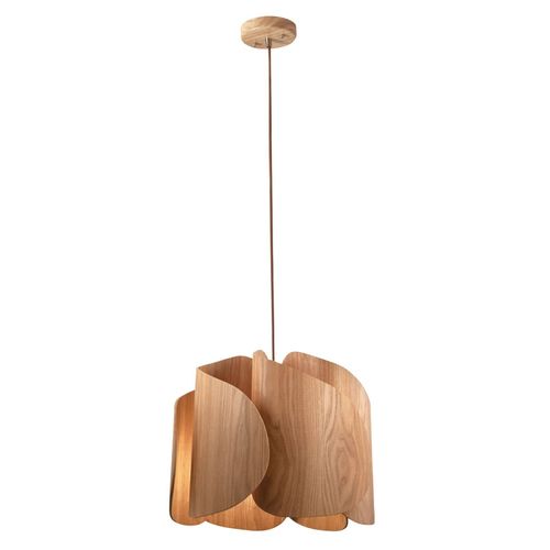 8019282533634 - Fabas Luce Lighting - Fabas Luce Pendelleuchte Pevero in Eiche E27 - brown