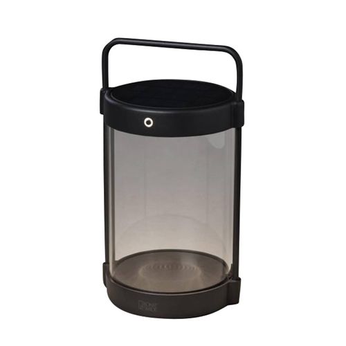 7318307822755 - Konstsmide Lighting - Konstsmide led Akku- und Solar Tischleuchte Crotone in Schwarz 2W - black