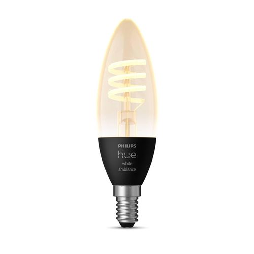 8719514411807 - PHILIPS Hue White Amb Filament E14 Einzelpack Leuchtmittel 2200-4500