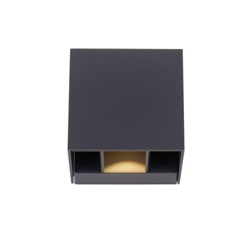 4012248357255 - Led Wandleuchte Block in Anthrazit 2x 325W 420lm - black - Paul Neuhaus