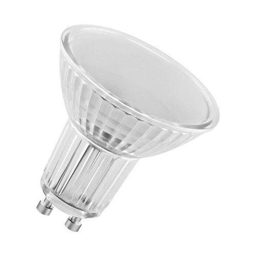 4058075466555 - Led base PAR16 50 Reflektor LED-Lampen aus Glas für GU10 Sockel Kaltweiß (4000K) Ersatz für herkömmliche 50W-Spotlampen 5er-Box - Osram