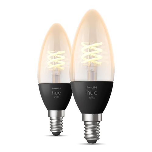 8719514302211 - Hue LED-Leuchtmittel (2er-Set) 871951430221100 EEK G (A - G) Hue White E14 Kerze Doppelpack Filament 2x300lm E14 9 W Warmweiß EEK G (A - G)