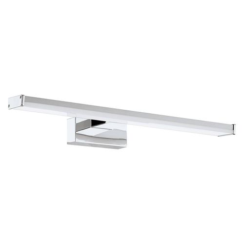 9002759960643 - Eglo - 96064 Spiegelleuchte Pandella 1 Stahl chrom silber Kunststoff weiß 74W L40cm H4cm