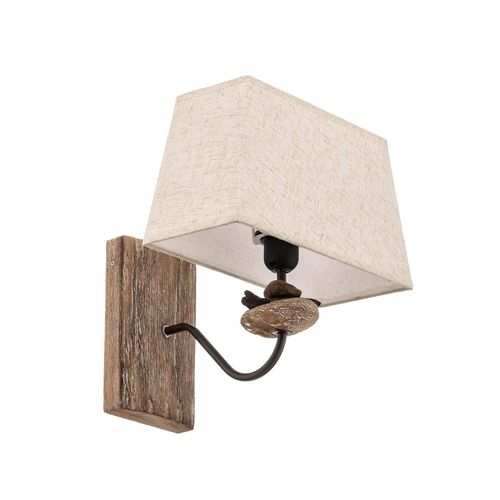 8030626531192 - Onli Lighting - Onli seregon Wandleuchte mit Schirm Steinoptik Stoffschirm