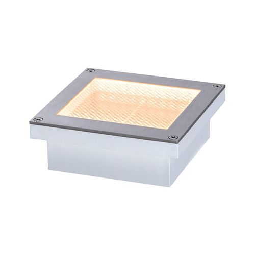 4000870947241 - 94724 Solar led Bodeneinbauleuchte Aron Bewegungsmelder IP67 eckig 100x100mm 2200K 05W 5lm Weiß EdelstahlKunststoff - Paulmann