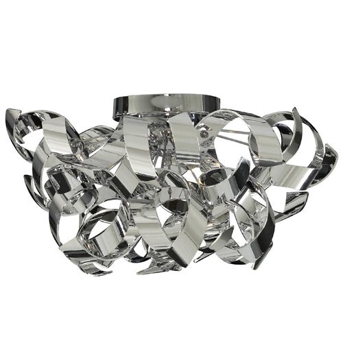 5053423026916 - Curls - 3 Lichtdecke Semi Flush Light Chrom G9 - Searchlight