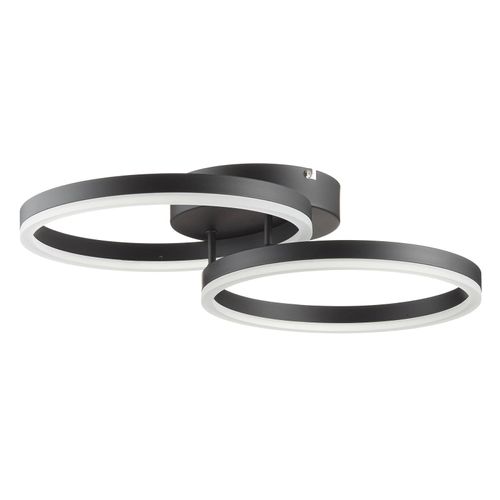 8019282508106 - Fabas Luce Lighting - Fabas Luce Giotto Integrierte LED-Wandleuchte aus schwarzem Glas