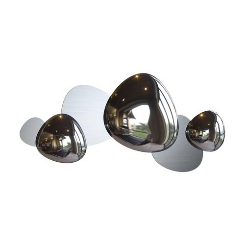 4251110033273 - Jack-stone Moderne integrierte LED-Wandleuchte Nickel 3000K - Maytoni