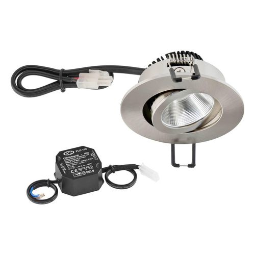 4037293405942 - EVN PC20N61302 EVN LED-Einbauleuchte LED LED fest eingebaut 6 W Edelstahl