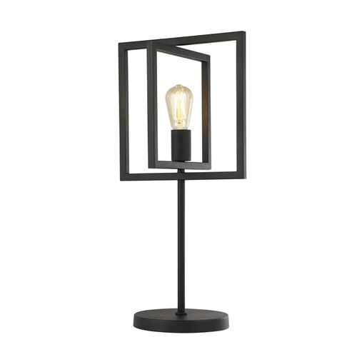 5053423226583 - - Plaza Verstellbare Tischlampe Mattschwarz