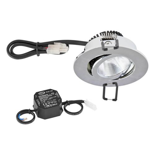 4037293405928 - EVN PC20N61102 EVN LED-Einbauleuchte LED LED fest eingebaut 6 W Chrom