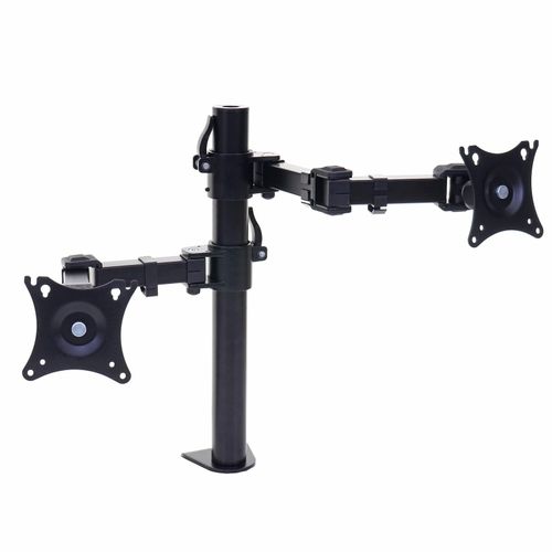 4057651256887 - Monitorhalter MCW-D38 VESA bis 75x75 100x100mm schwenkbar neigbar drehbar bis 9kg ~ zweiarmig 4057651256887 - Monitorhalter MCW-D38 VESA bis 75x75 100x100mm schwenkbar neigbar drehbar bis 9kg ~ zweiarmig