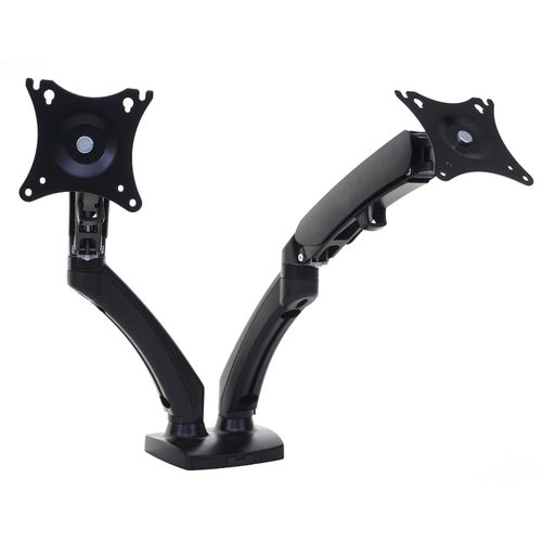 4057651256955 - Monitorhalter MCW-D39 Halterung Tischhalterung Klemme Bohrungsmontage VESA bis 75x75 100x100mm bis 9kg je Arm ~ zweiarmig 4057651256955 - Monitorhalter MCW-D39 Halterung Tischhalterung Klemme Bohrungsmontage VESA bis 75x75 100x100mm bis 9kg je Arm ~ zweiarmig