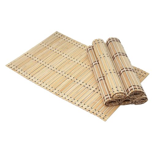 4057651303444 - 6-teiliges Tischset MCW-C13 Platzdeckchen Tischmatte Platzset Bambus abwaschbar 45x30cm ~ hellbraun 4057651303444 - 6-teiliges Tischset MCW-C13 Platzdeckchen Tischmatte Platzset Bambus abwaschbar 45x30cm ~ hellbraun