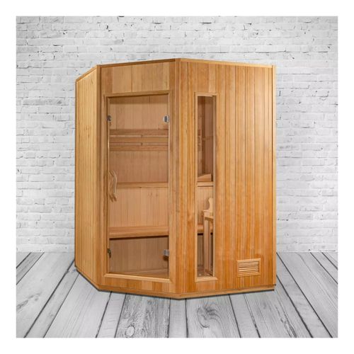 4260307168612 - Finnische Sauna 150x150x200 cm Harvia Saunaofen für 3 Personen Hemlockholz komplettes Zubehör Saunas 4260307168612 - Finnische Sauna 150x150x200 cm Harvia Saunaofen für 3 Personen Hemlockholz komplettes Zubehör Saunas