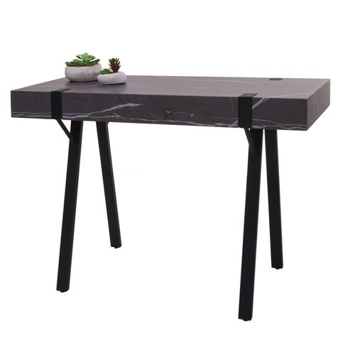 4057651572192 - Konsolentisch MCW-L54 Telefontisch Arbeitstisch Beistelltisch Ablagetisch Metall 75x100x40cm ~ Marmor-Optik grau 4057651572192 - Konsolentisch MCW-L54 Telefontisch Arbeitstisch Beistelltisch Ablagetisch Metall 75x100x40cm ~ Marmor-Optik grau