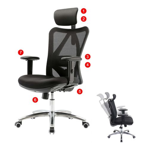 4057651532189 - Bürostuhl MCW-J86 Schreibtischstuhl ergonomisch verstellbare Lordosenstütze 150kg belastbar ~ ohne Fußstütze schwarz