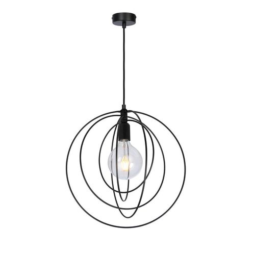 9007371409761 - Lighting - SARINI - Hängeleuchte Metall schwarz 1x E27