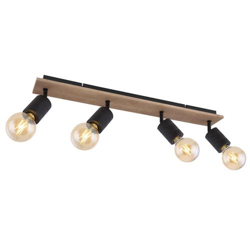 9007371411382 - Lighting - JOSELLA - Strahler Holz dunkelbraun 4x E27