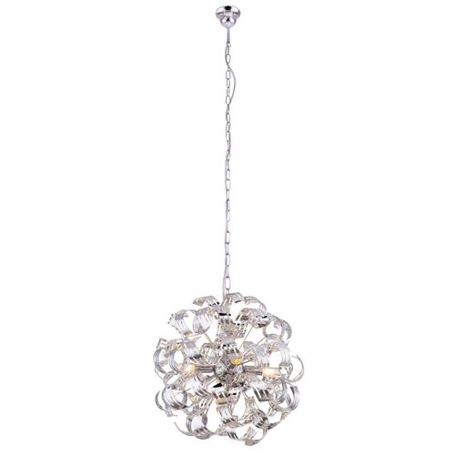 9007371385263 - - Design Decken Hänge Lampe Pendel Chrom Kugel Leuchte Küchen Schlaf Zimmer Beleuchtung 51505-4H