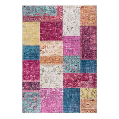 4255633507730 - Teppich pfegeleicht Kurzflor Multi 150 x 80 x 07 cm