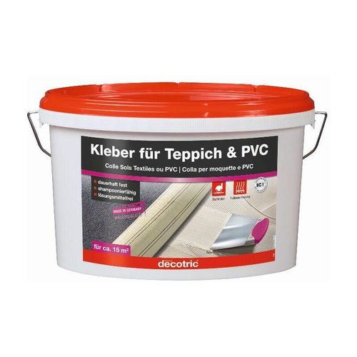 4007955015031 - Kleber für Teppich und pvc 5 kg Teppich- & PVC-Kleber - Decotric