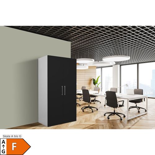 4260515332935 - Schrankküche SKWSCS weiß schwarz - Pantryauflage mit Glaskeramikkochfeld 4260515332935 - Schrankküche SKWSCS weiß schwarz - Pantryauflage mit Glaskeramikkochfeld