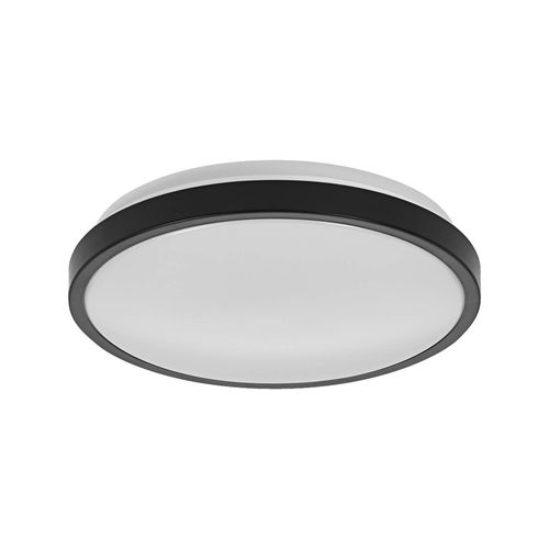 4099854096112 - Ledvance - orbis disc Badezimmer-Deckenleuchte 300mm schwarz 18W 2200lm warm- bis kaltweißes Weißlicht per Lichtschalter steuerbar besonders