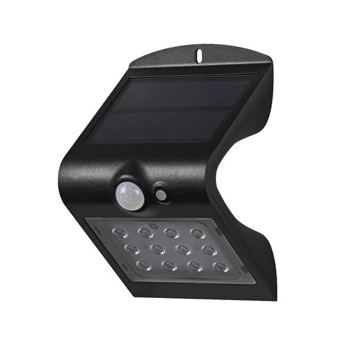 4099854089657 - Ledvance - endura butterfly Solar-Flutlicht schwarz 15W 200lm Bewegungs- & Lichtsensor Outdoor-Leuchte Batterie aufladbar umweltfreundlich